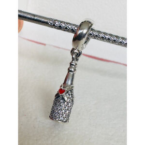 Pandora 925 Sparkling Wine Bottle Celebration Charm Pendant